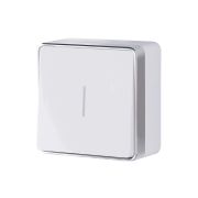 Выключатель одноклавишный с подсветкой Gallant (белый) W5010101