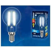 Лампа Uniel SKY Filament LED-G45-13W-4000K-E14-CL шар нейтральный свет