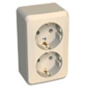 Этюд Крем Розетка 2-ая с/з без шторок наружная PA16-007K