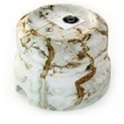 Розетка TV мрамор Lindas 32513