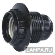 Патрон подвесной Е27 пластиковый с прижимным кольцом 00247