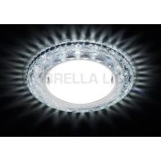 G288 CH хром/прозрачный GX53+3W(LED WHITE)