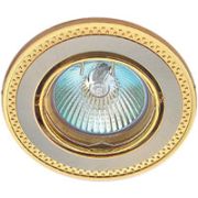 VALENCIA 510125 светильник поворотный никель/золото