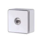 ТВ-розетка оконечная  Gallant (белая) W5083001