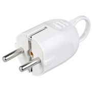 IEK ВПу12-01-Ст Вилка разборная угловая с з/к с кольцом 16А белая