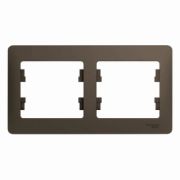 SE Glossa Шоколад Рамка 2-я горизонтальная GSL000802