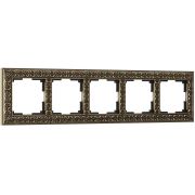 Рамка ANTIK на 5 постов Бронза  a030758