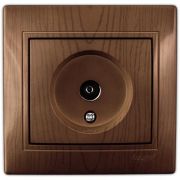 LEZARD С/П сосна розетка ТВ оконечная 701-0801-130