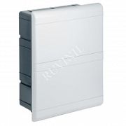 Щиток Тусо с/п на 18 мод. белый непрозрачная дверца 221x279x98мм 68118Б