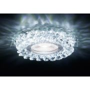 S257 CH хром/прозрачный хрусталь/MR16+3W(LED WHITE)