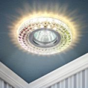 ЭРА DK LD15 SL RGB/WH Светильник декор cо светодиодной подсветкой MR16, мультиколор Б0028081