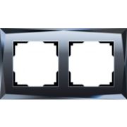 W0021208/ Рамка на 2 поста Diamant (черный)