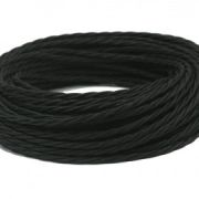 Провод ретро витой ПРВ 2х2,5 черный