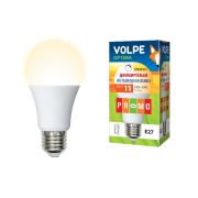VOLPE Светодиодная лампа ЛОН A60-11W/E27 2700К DIM матовая колба