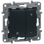 Legrand Etika Антрацит Светорегулятор нажимной, 400Вт 672618