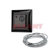 REXANT RX-308B Терморегулятор механический черный (совместим с Legrand) 51-0816