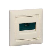 Legrand Valena Крем Розетка комп(RJ45) 1-ая 5 кат.крепление винт.(без лапок)