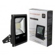 Прожектор светодиодный 20Вт 6500К IP65 черный плоский SWG ***