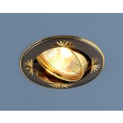104А MR16 GU/GD черный/золото светильник точечный ЭС (снят)