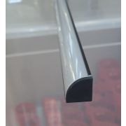 SWG SF-1616 BEST Алюминиевый профиль угловой черный для однорядной ленты  2м (Комплект)