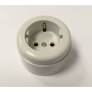 Розетка с/з ABS пластик Interior Electric 16А серый