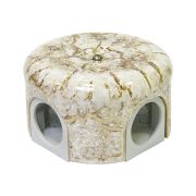 Распределительная коробка d 78mm мрамор Lindas 33013