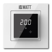 IQ THERMOSTAT D black/white Терморегулятор сенсорный программируемый