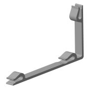 Крепежный зажим КМ/3В водосборный лоток