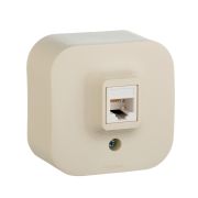 Legrand Quteo Слоновая кость Розетка RJ45 категория 5е UTP
