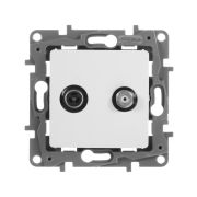 Legrand Etika Белый Розетка TV/SAT 2-кабельная  672257
