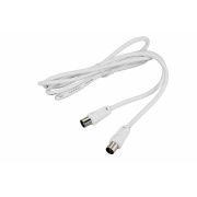 Шнур TVшт-TVшт  1,5М  Белый REXANT 18-0102