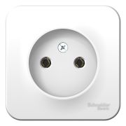 Blanca Розетка 1-ая б/з без шторок. О/П 16А, 250В, изолирующая пластина Белый BLNRA000111