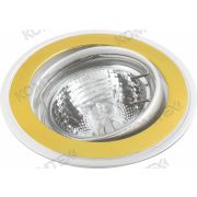 CORONA 51122 литой повор. никель/золото/никель MR16 GU5.3 81х57х53