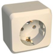 Этюд Крем Розетка 1-ая с/з  без защ. шторок наружная PA16-003K