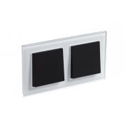 Systeme Electric AtlasDesign Nature Стекло белый Рамка 2-ая