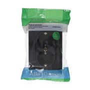 Systeme Electric AtlasDesign Карбон Розетка с/з двойная, 16А, в сборе