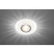 Max Light CRYSTAL LED 14  светильник диодный декоративный, MR16, прозрачный (отверстия 60мм)