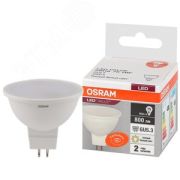 OSRAM Лампа светодиодная LED 10Вт GU5.3 3000K 800Лм спот 220В (замена 75Вт) 4058075582873