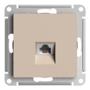 Systeme Electric AtlasDesign Песочный Розетка телефонная RJ11, механизм