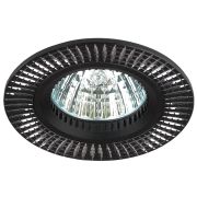 ЭРА KL32 AL/BK/1 Светильник алюминиевый MR16/GU5.3,12V/220V, 50W черный/серебро Б0049563