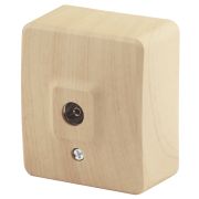 ЭРА Эксперт Розетка TV одиночная ОУ сосна IP20 11-3201-11