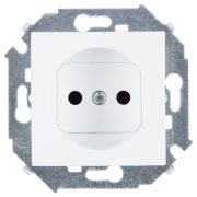 Simon 15 Белая Розетка б/з, 16А, 250В, винт.зажим