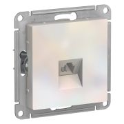 Systeme Electric AtlasDesign Жемчуг Розетка телефонная RJ11, механизм