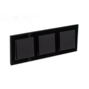 Systeme Electric AtlasDesign Nature Стекло черный Рамка 3-ая