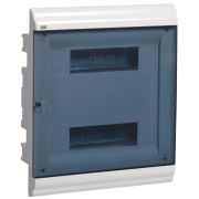 IEK PRIME Корпус пластиковый встраиваемый ЩРВ-П-24 белый/прозрачная дверь IP41.