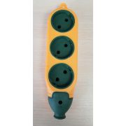 Колодка на 6 гнезд двухсторонная без заземления