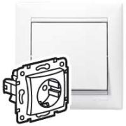 Legrand Valena Бел Розетка 1-ая с/з винтовой зажим 774420*