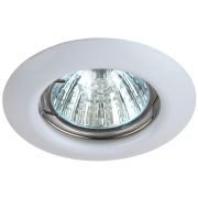 ЭРА ST3 WH Светильник штампованный MR16,12V/220V, 50W белый C0043801