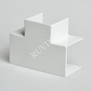 ТРН-80*60 Тройник накладной 90 град. для РКК-80х60 и 80х40 белый Рувинил