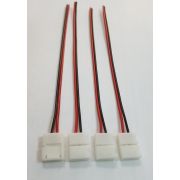 Коннектор для светодиодной ленты SMD3528 с проводом одинарный (ширина 8 мм )